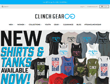 Tablet Screenshot of clinchgear.com